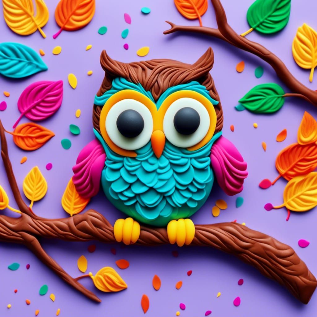 Colourful Owl