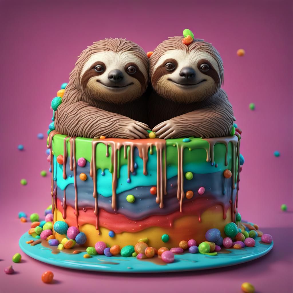 Sloth Cake
