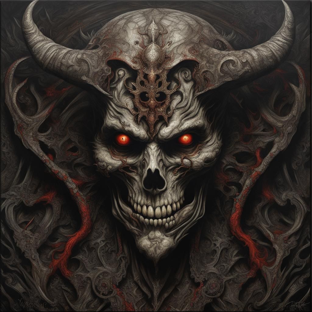 Evil shining through