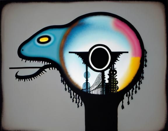 Surreal Abstract Pareidolia Image