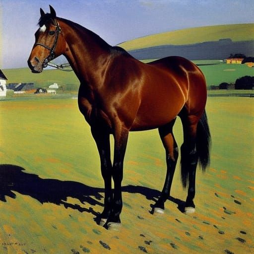 Surreal Horse Anatomy Inspired by Classical Art