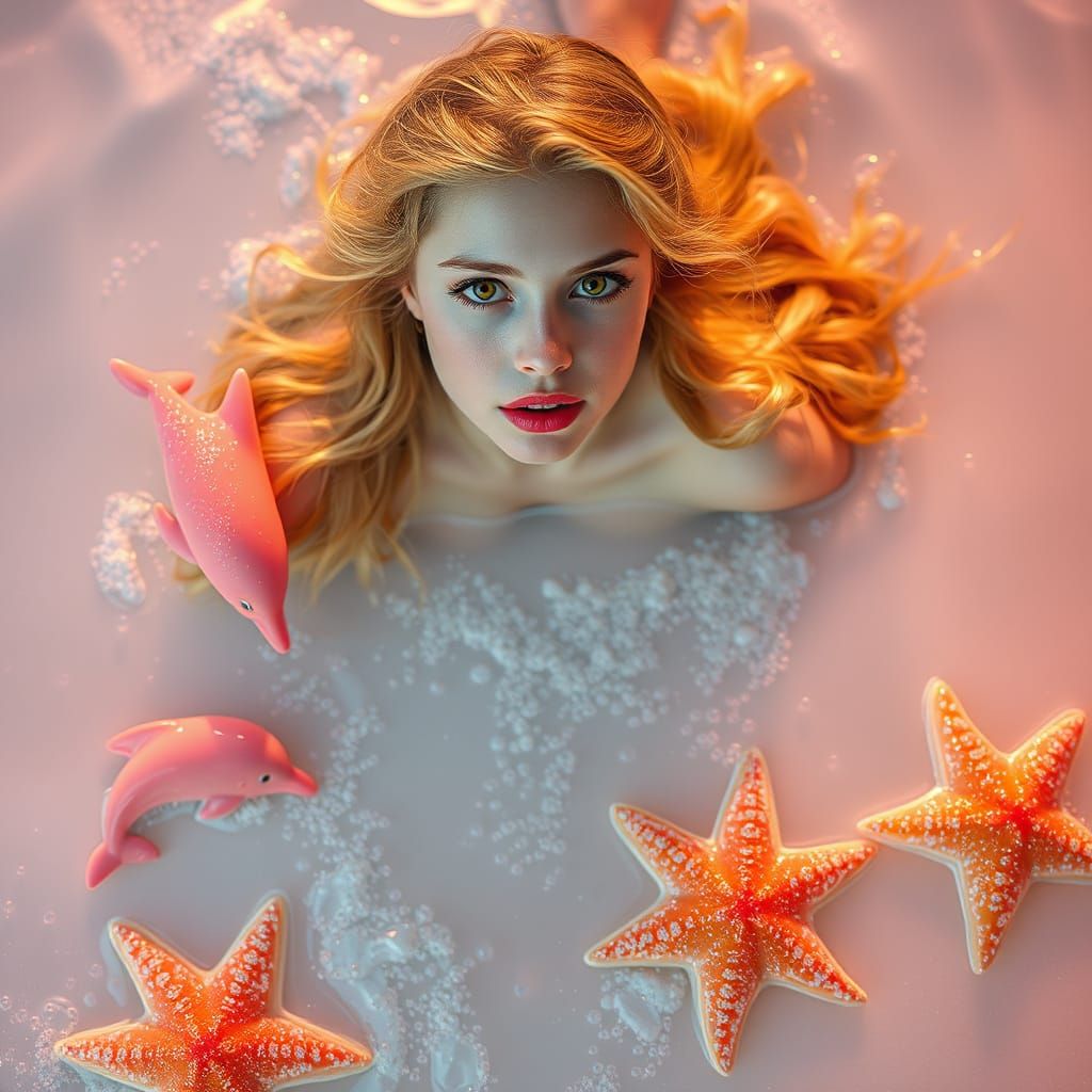 Soda Sea Dreamscape with Candy Creatures