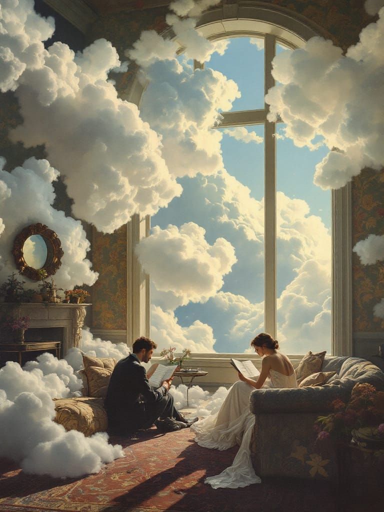 Poetry Reading in Sunlit Room, Immaculatism Style