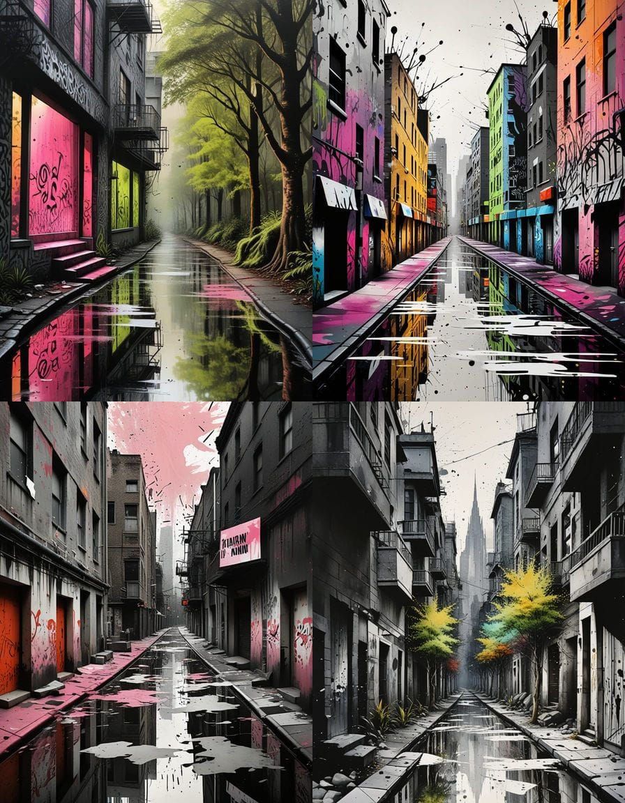 Crepuscular Aussie Forest Art on Textured Paper