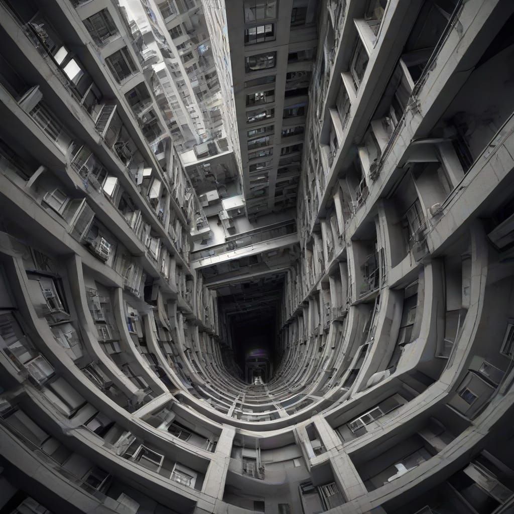 Dizzying Heights: Warped Geometry in Escher-Style Architectu...