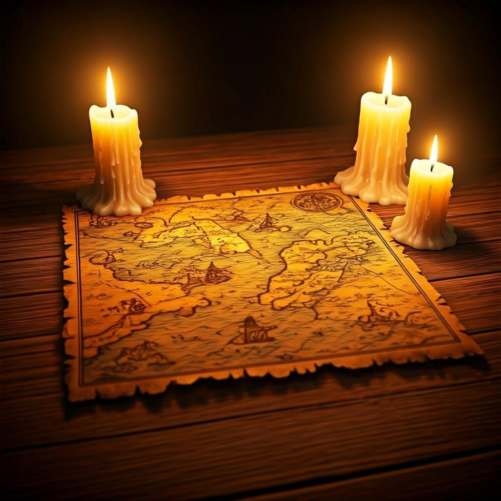 Treasured Map Unveils Pirate's Bounty in Cinematic Style