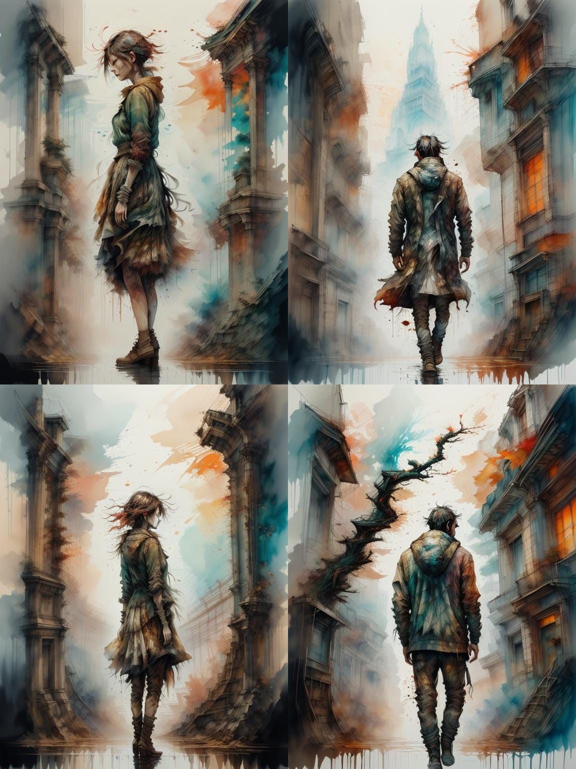 Socrates in Earthy Organic Abstraction