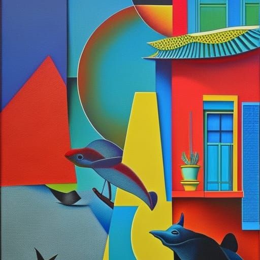 Photorealistic Surreal Tree Woman in Oil on Canvas