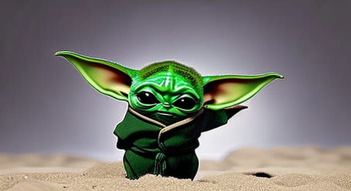 Bear Jesus Baby Yoda Mashup