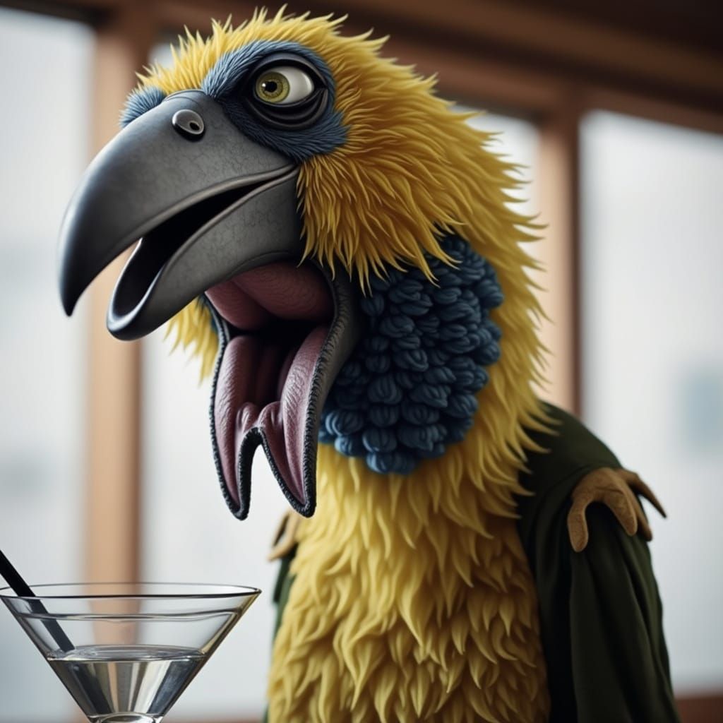 Bird Head Ai Art Fail