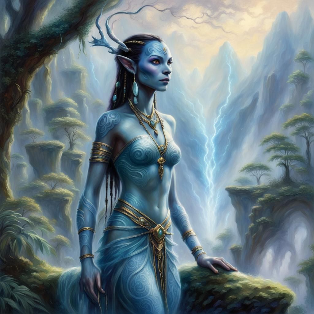 Ethereal Elevenqueen: A Fantasy Portrait