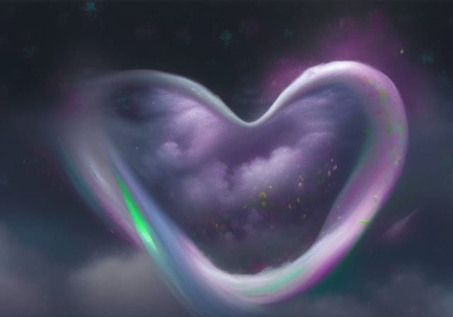 Heavenly Aurora: A Surrealist Oil Painting