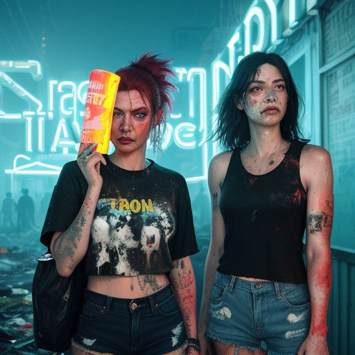 Barefoot Punk Rocker Shines in Post-Apocalyptic Nightclub