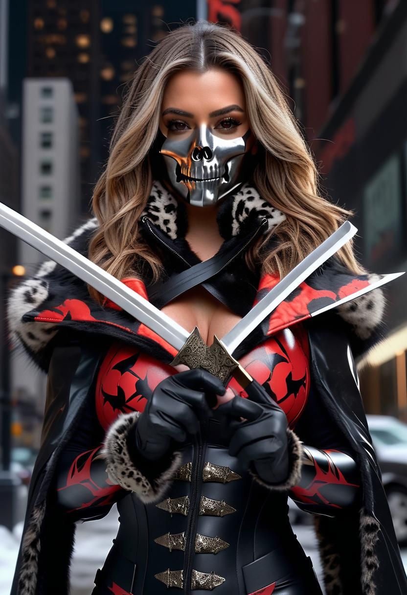 Deathstroke Armor in New York: Digital Matte Painting