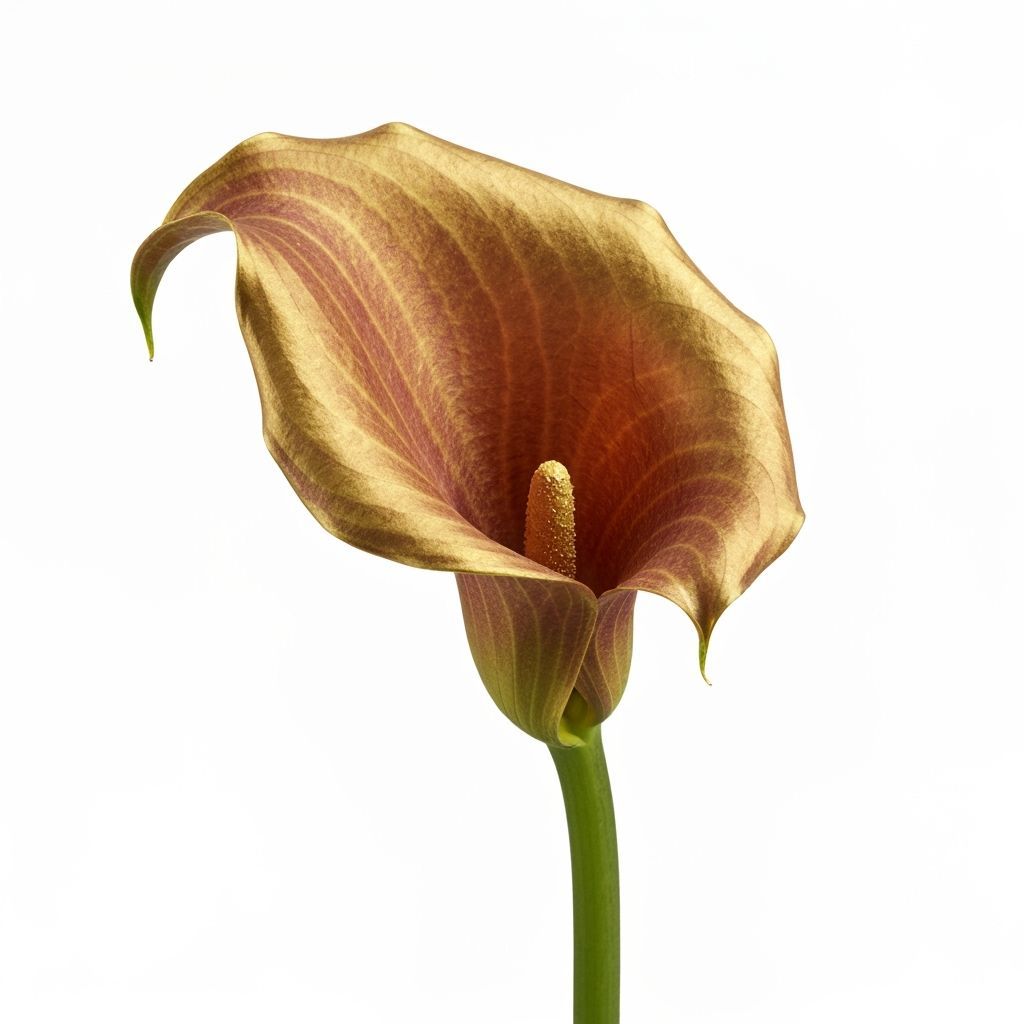 Gilded Arum Lily in Golden Light