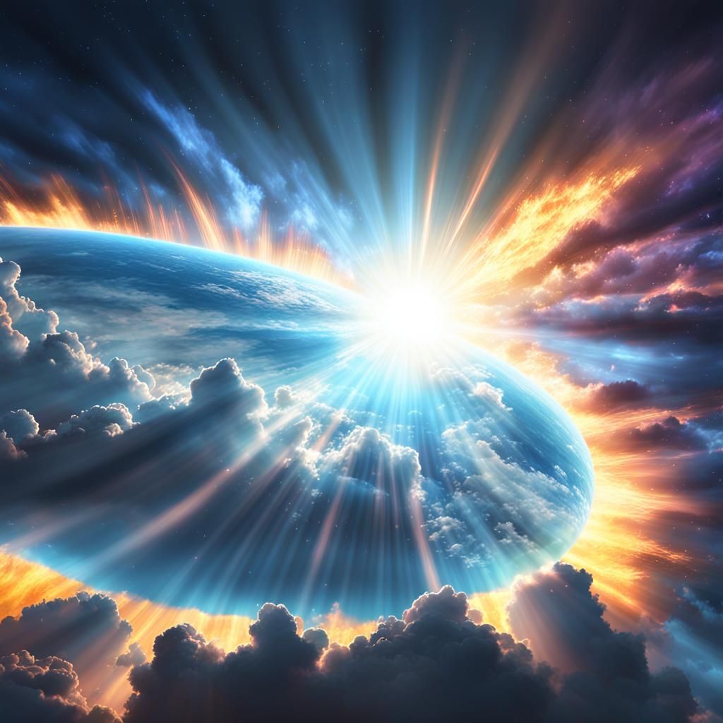 Epic Plasma Burst in Night Sky