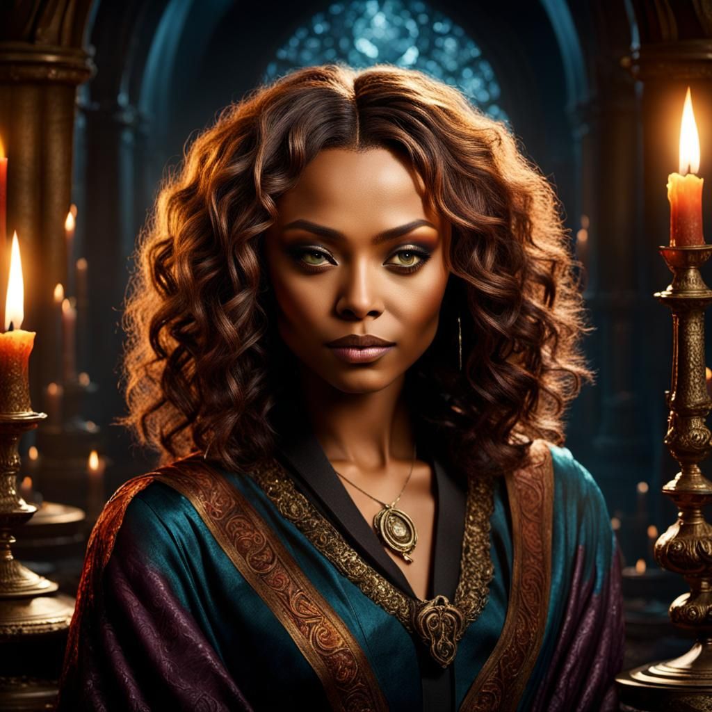 Portrait of Kat Graham actor Bonnie Bennett  from the Vampir...