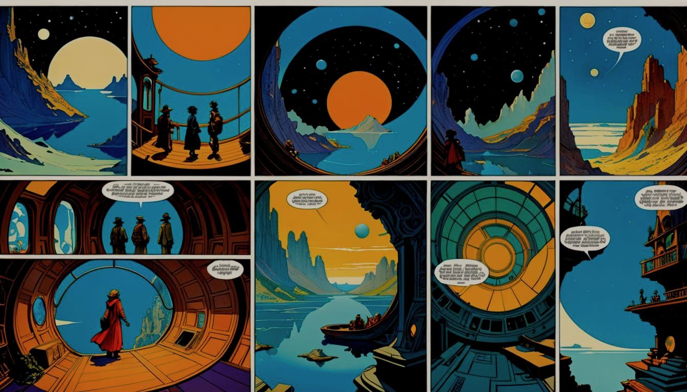 Zoe's Time Travel Search: Comic Book Style