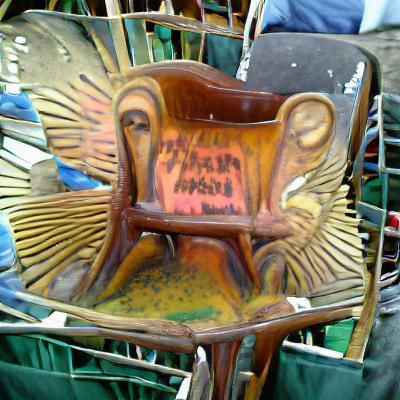 Adrian Pearsall Chair at Flea Market