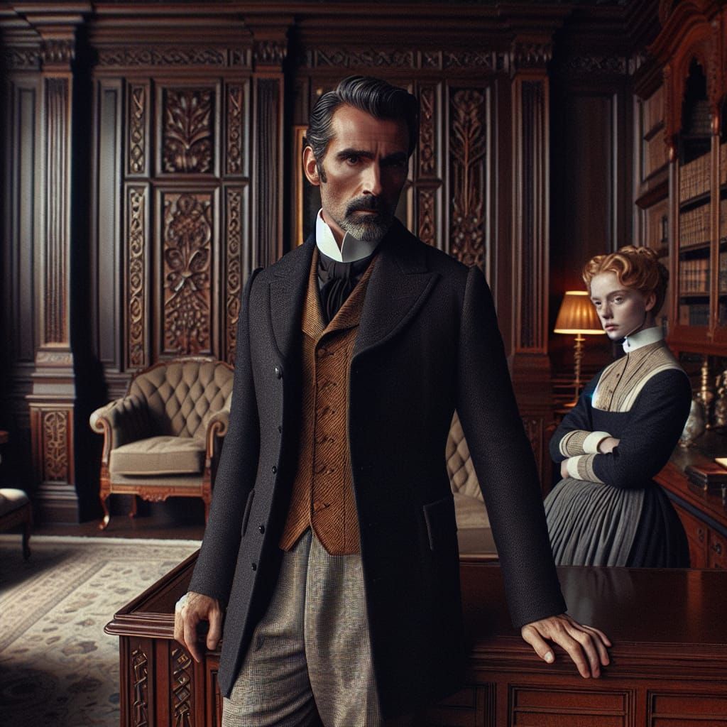 Elegant Study: A Meeting of Three People