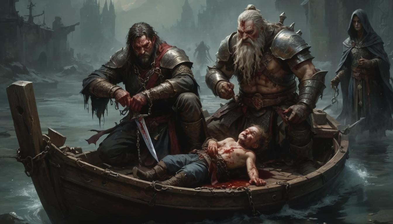 Wizard's Disgust: A Dark Fantasy Scene