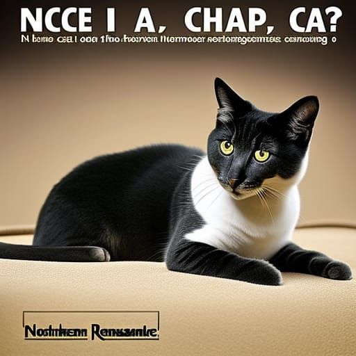 Cat Portrait in Northern Renaissance Style