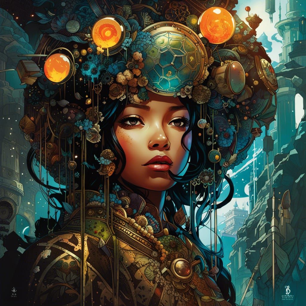 Zainab: A Constellation Girl in Deep Color