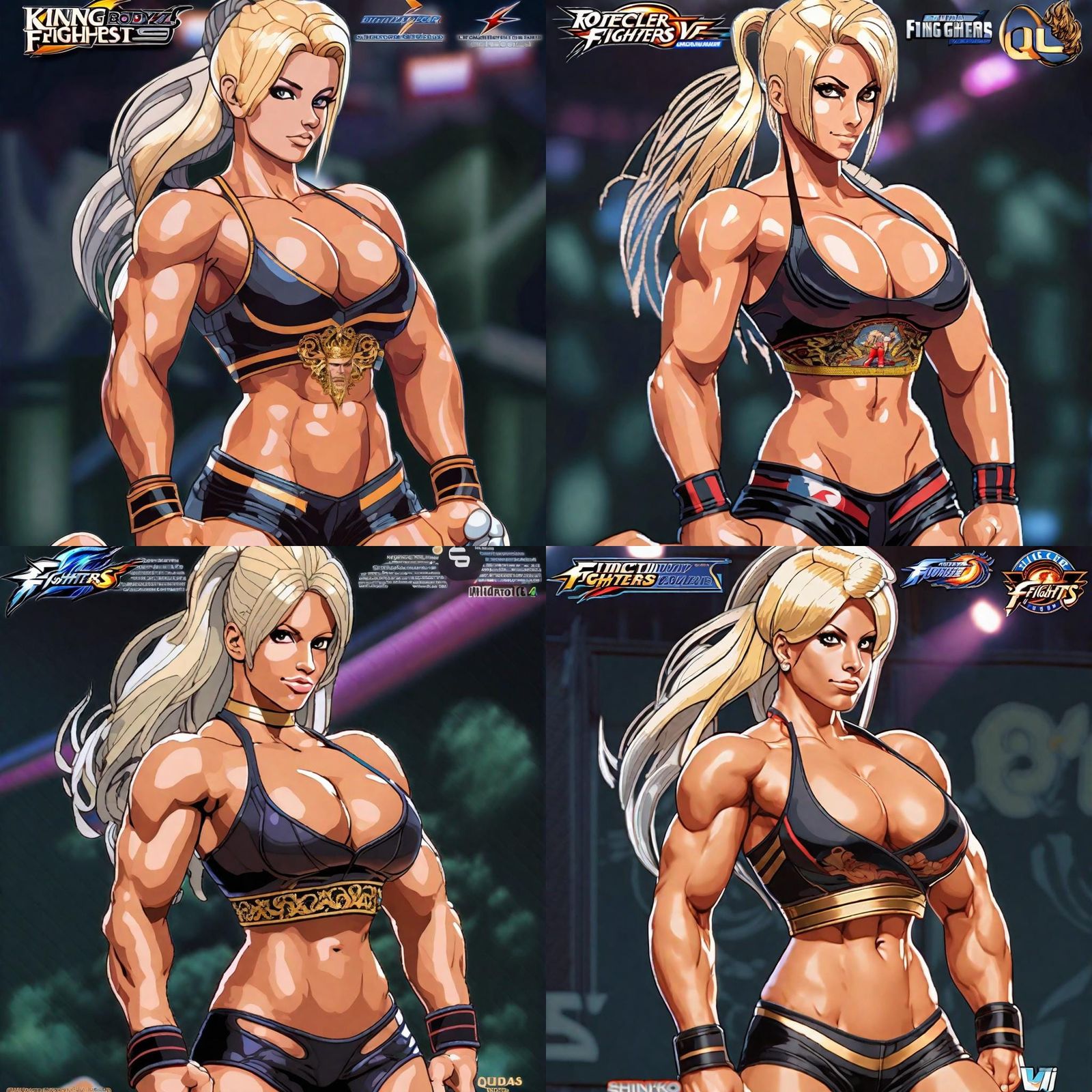 Feminine bodybuilder Brittany Gonzalez  as a  Wrestler Type ...