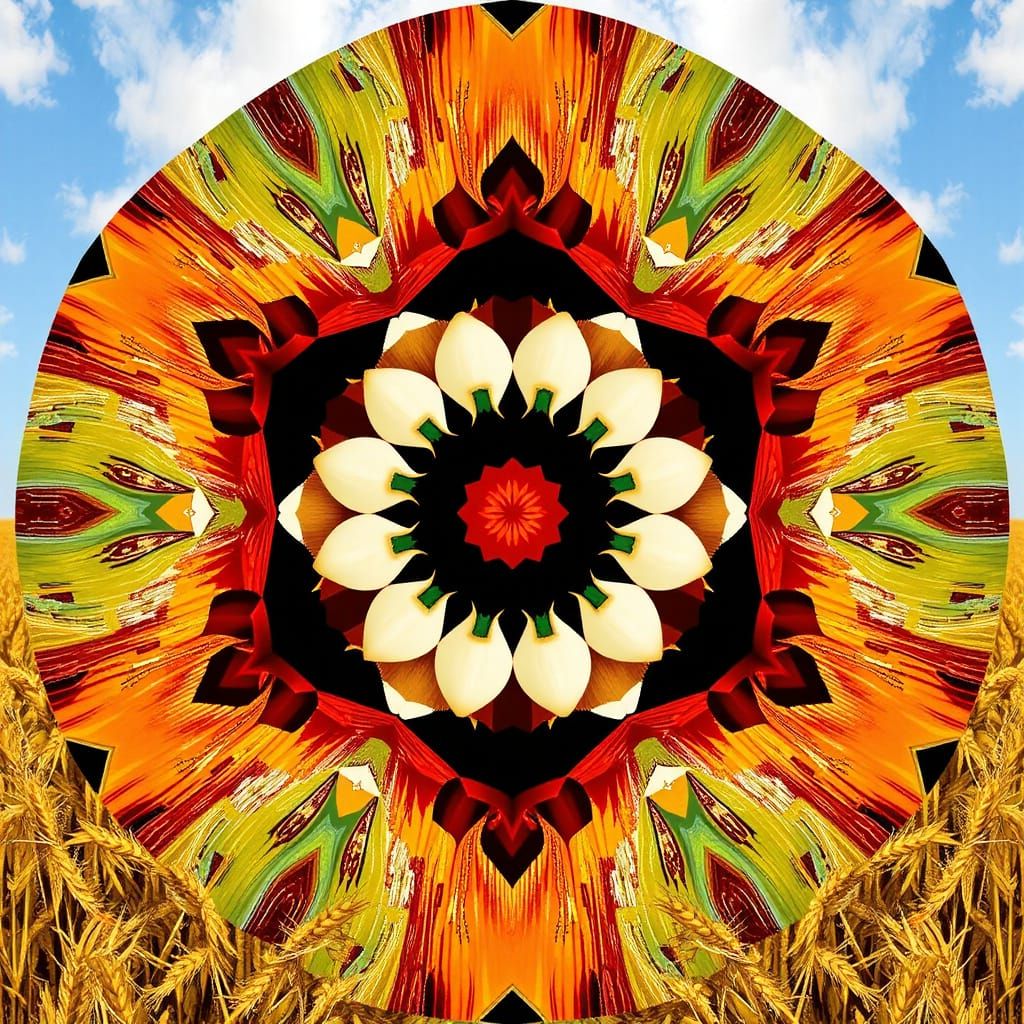 kaleidoscope of noona symmetrical composition