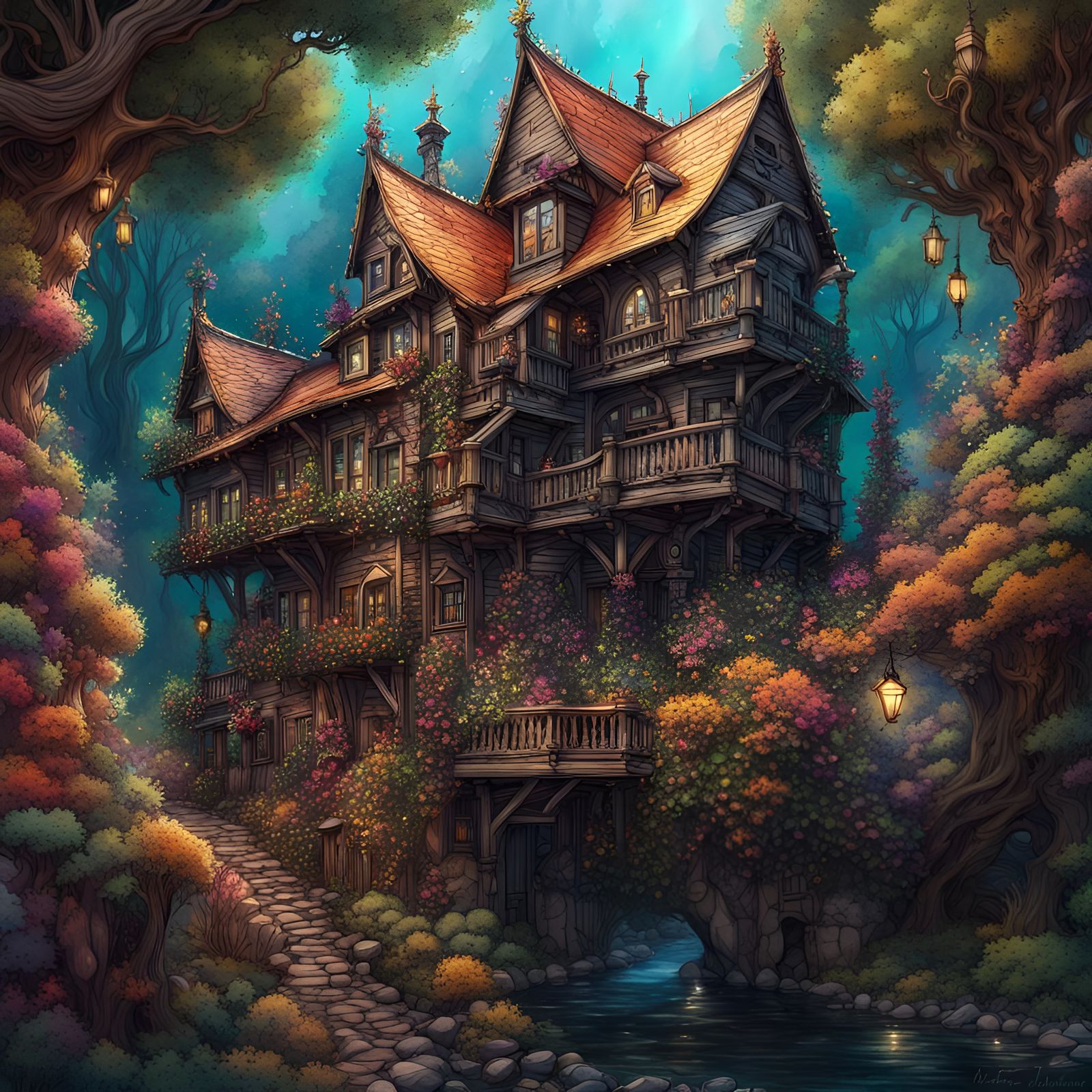 Whimsical Fantasy House