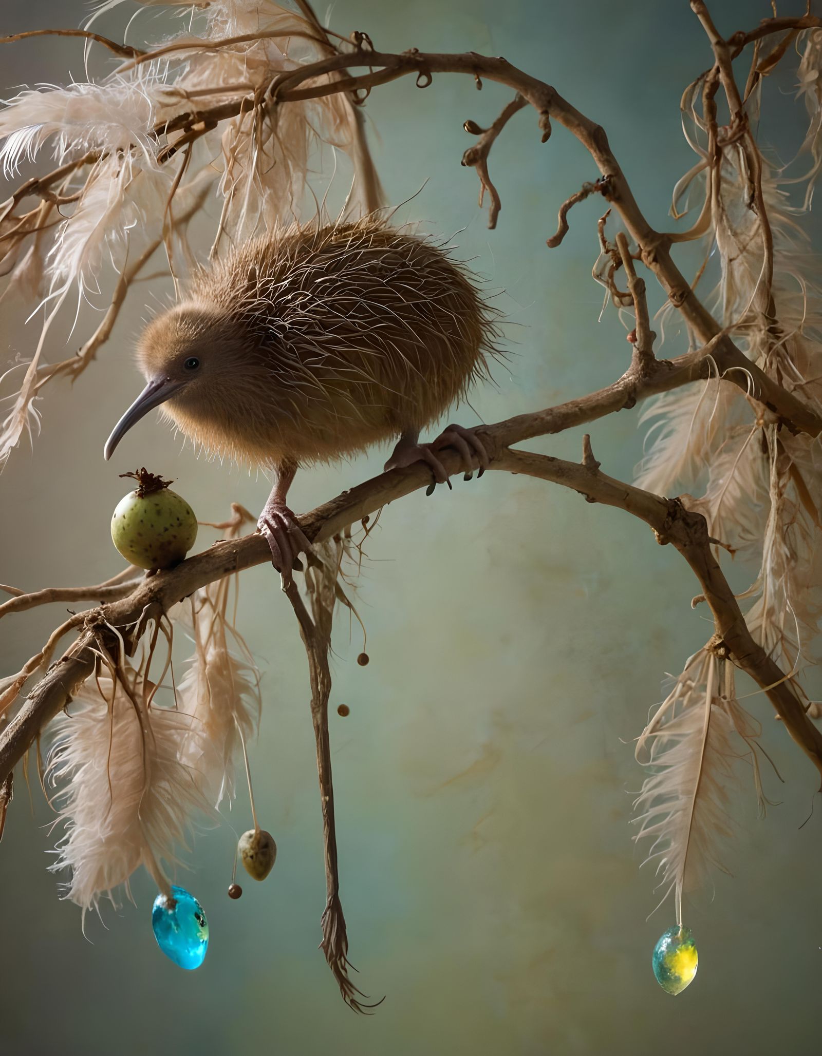 Is the long legged kiwi a birdy fruit or a fruity bird ?