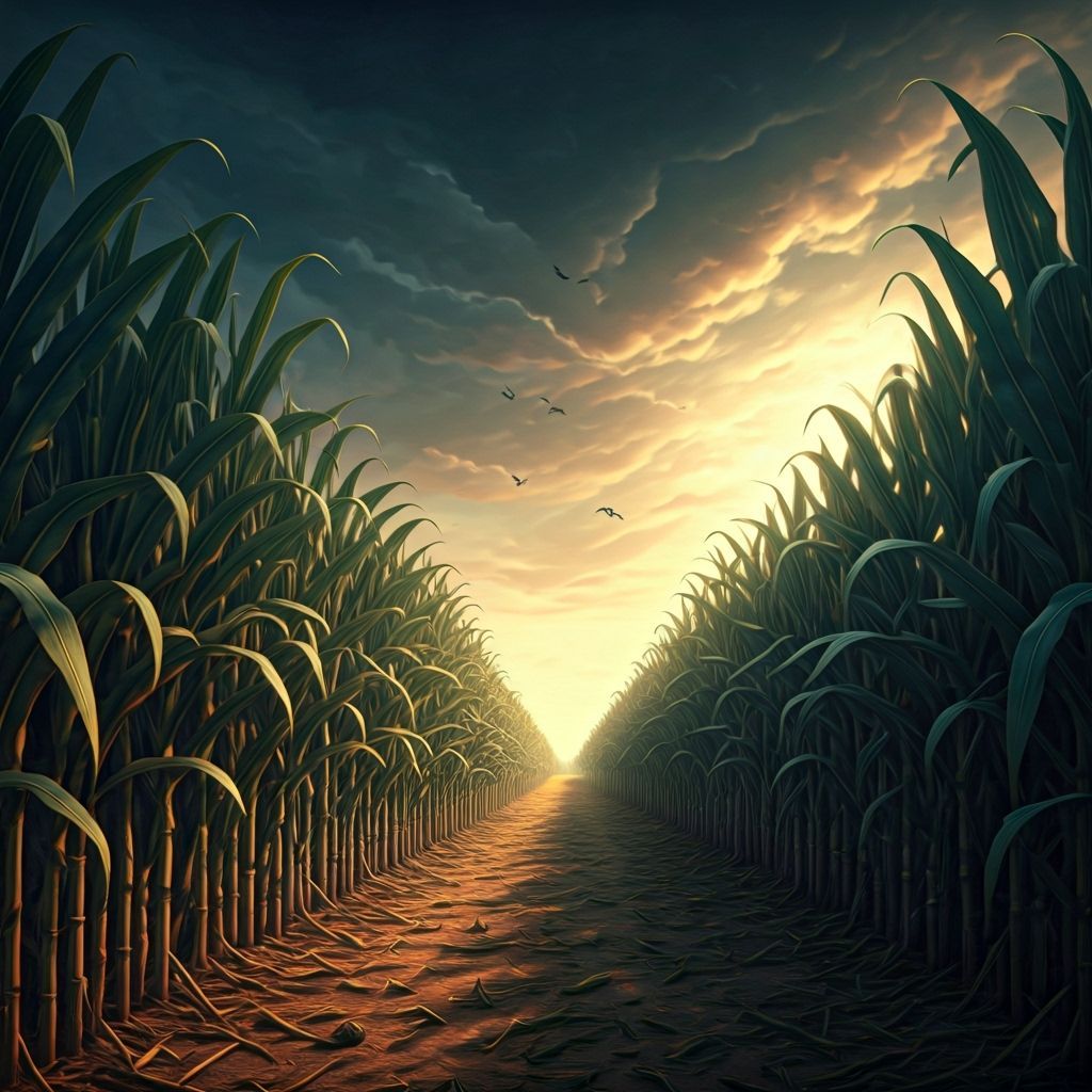 Haunted Corn Mazes on a Spooky Farm