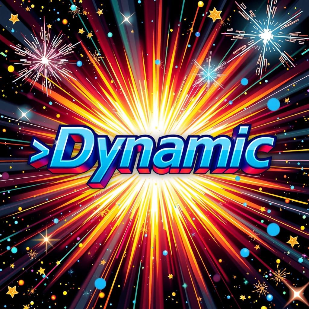 Cosmic Celebration in Electric Blue