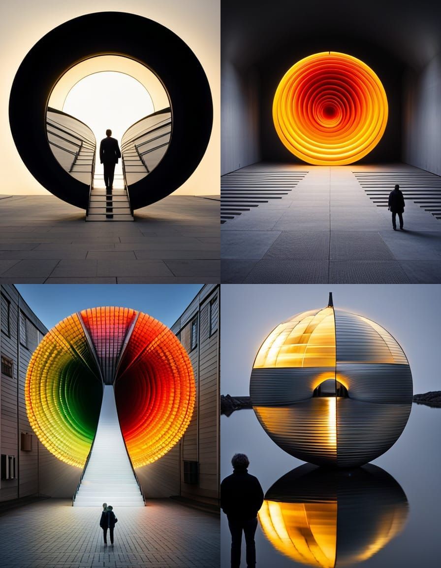 Olafur Eliasson Inspired Light Installation