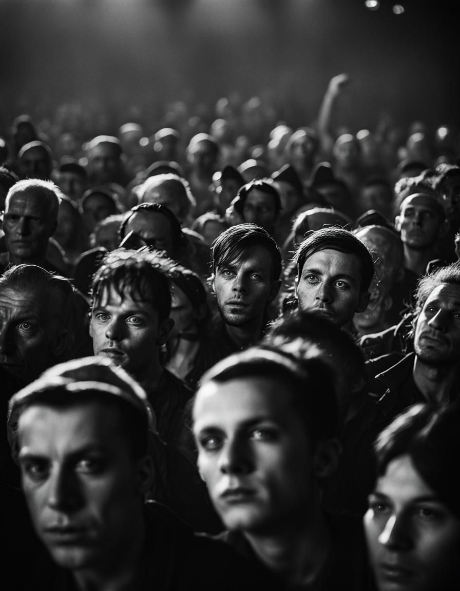 1950s Fans at Death Metal Concert