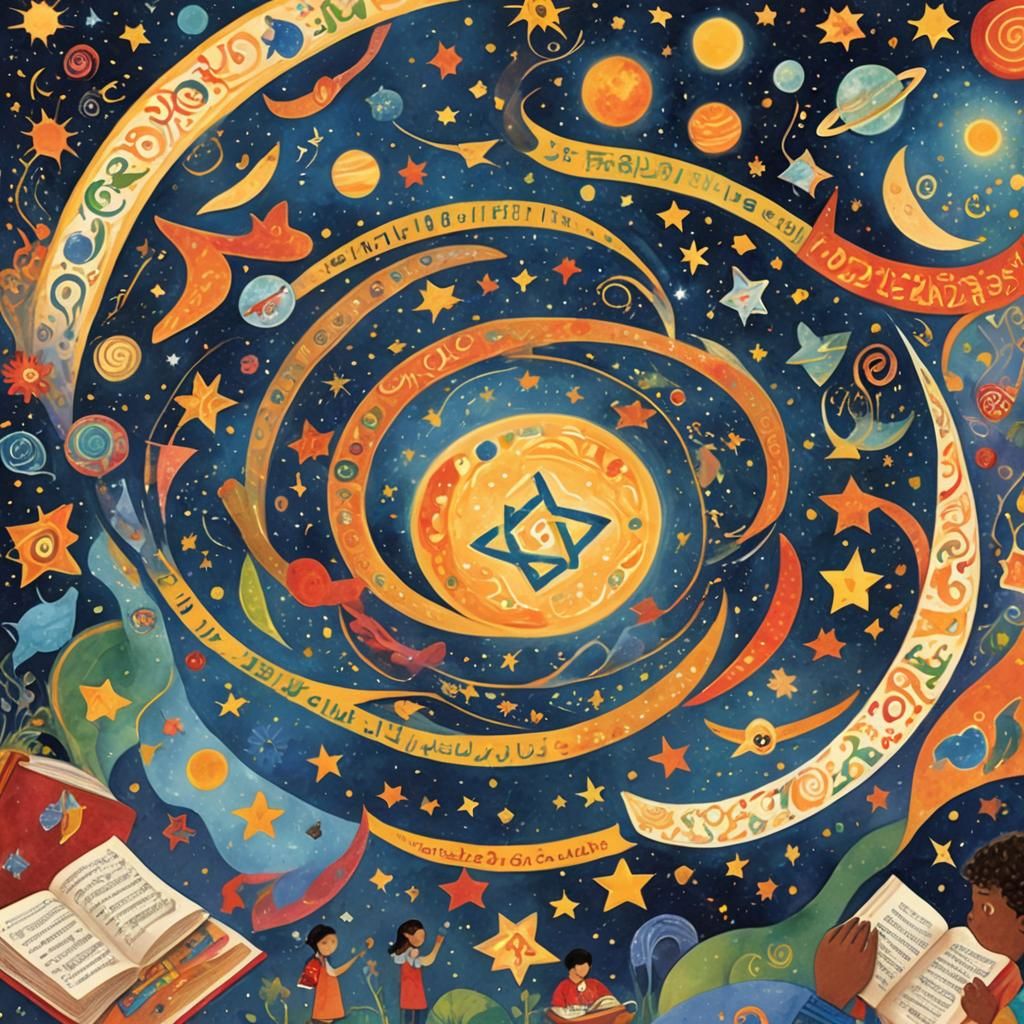 Hebrew Learning: Whimsical Universe Creation for Children