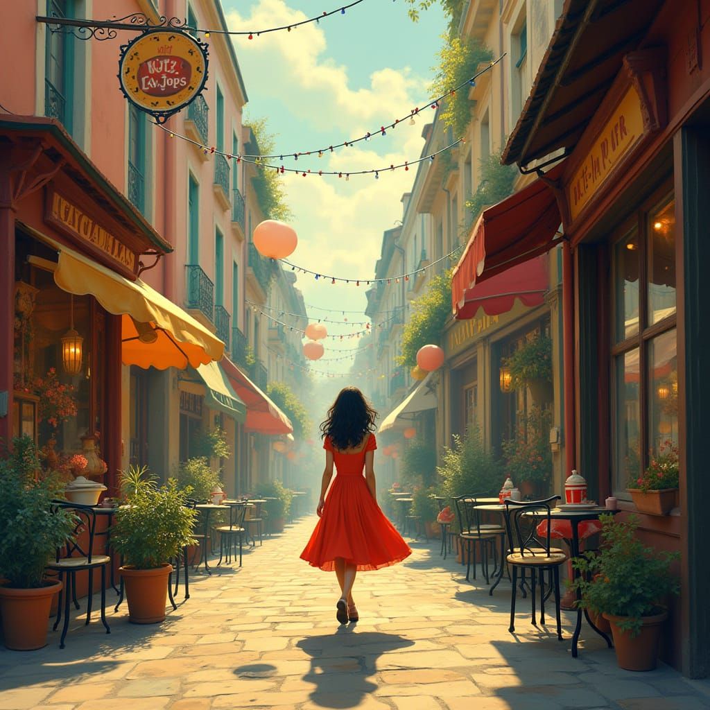 Amelie Movie Poster: Surreal Parisian Dreamscape