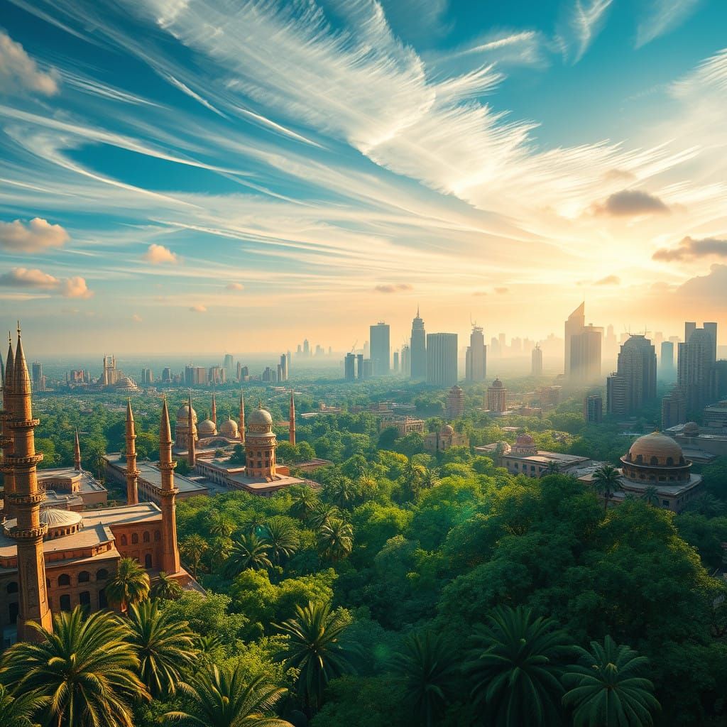 Hyper-Realistic Cairo Jungle Convergence