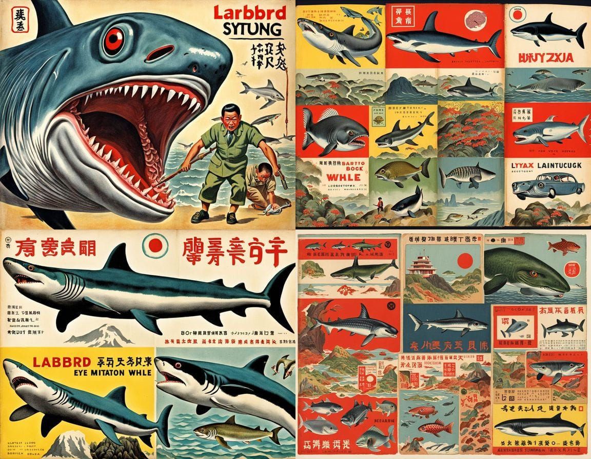 1950s Ladybird Style Art Of Brutal Japan