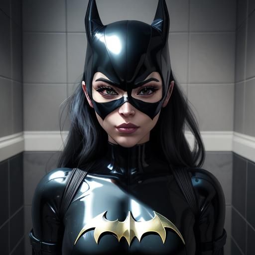 Batgirl in Bath: Anime-Inspired Realistic Photography