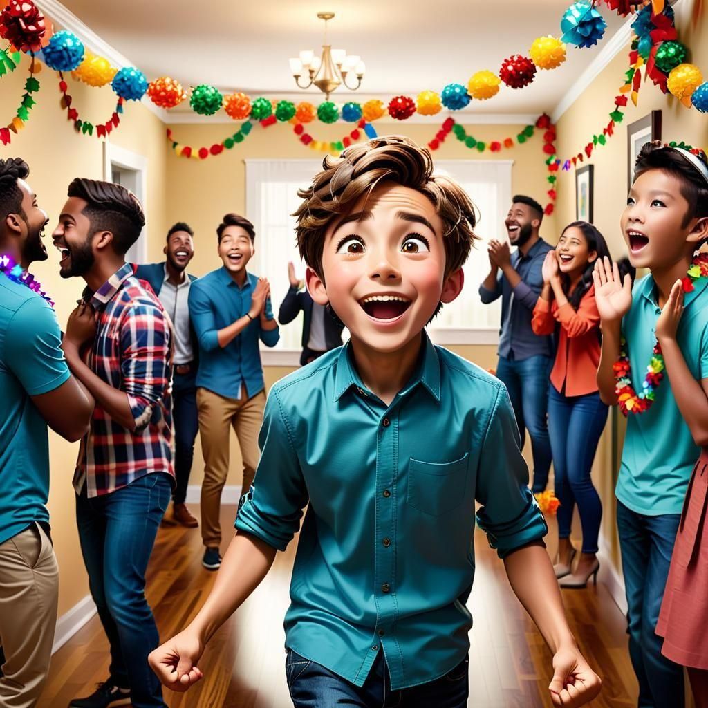 The nice feeling when someone is happy