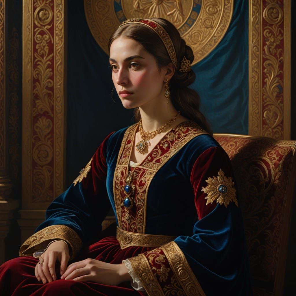 Byzantine Princess Anna Komnene Exudes Intellectual Strength