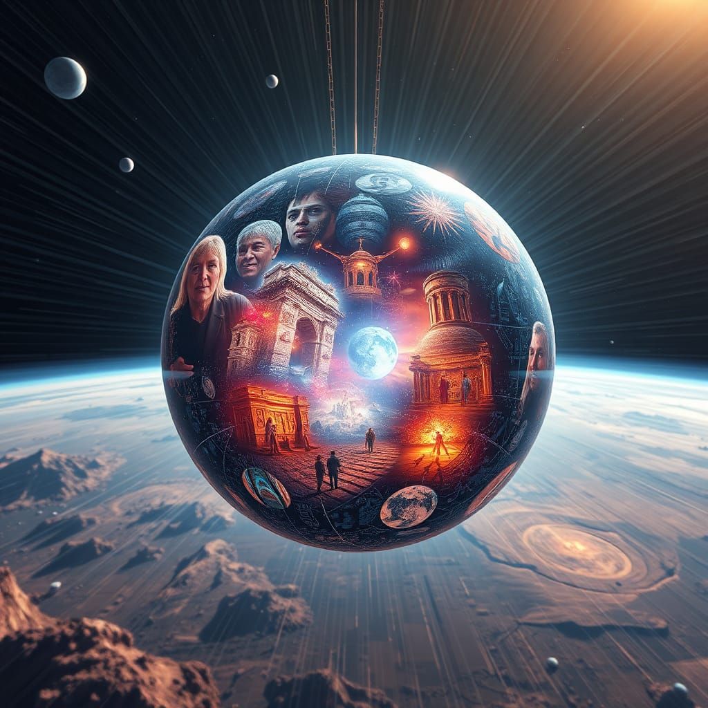 Holographic Memory Sphere in Zero Gravity