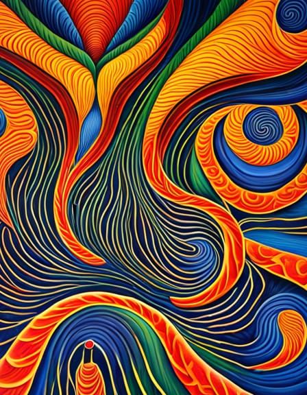 Visionary Spiritual Artwork: Perfect Composition