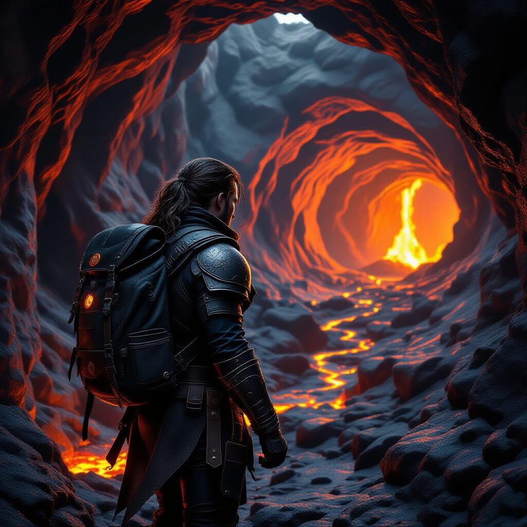 Lava Tunnel Adventure: Retrieving the Oracle's Ember