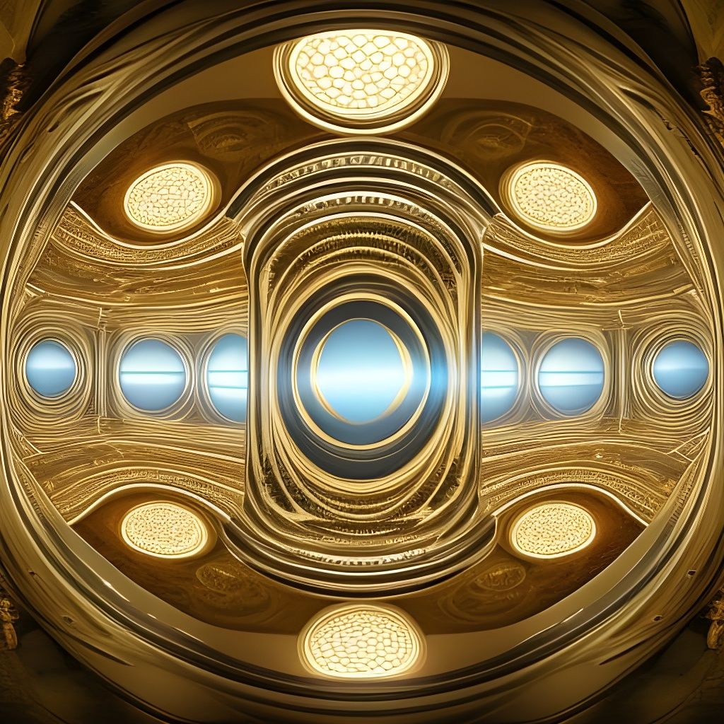 Oval Mirror Room Bending Space in High Resolution