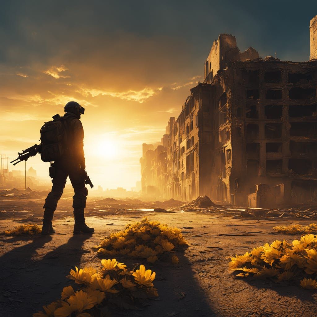 Hope Amidst Ruin in a Post-Apocalyptic World