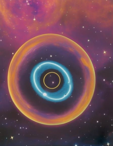 Galactic Question Mark: NASA Space Art