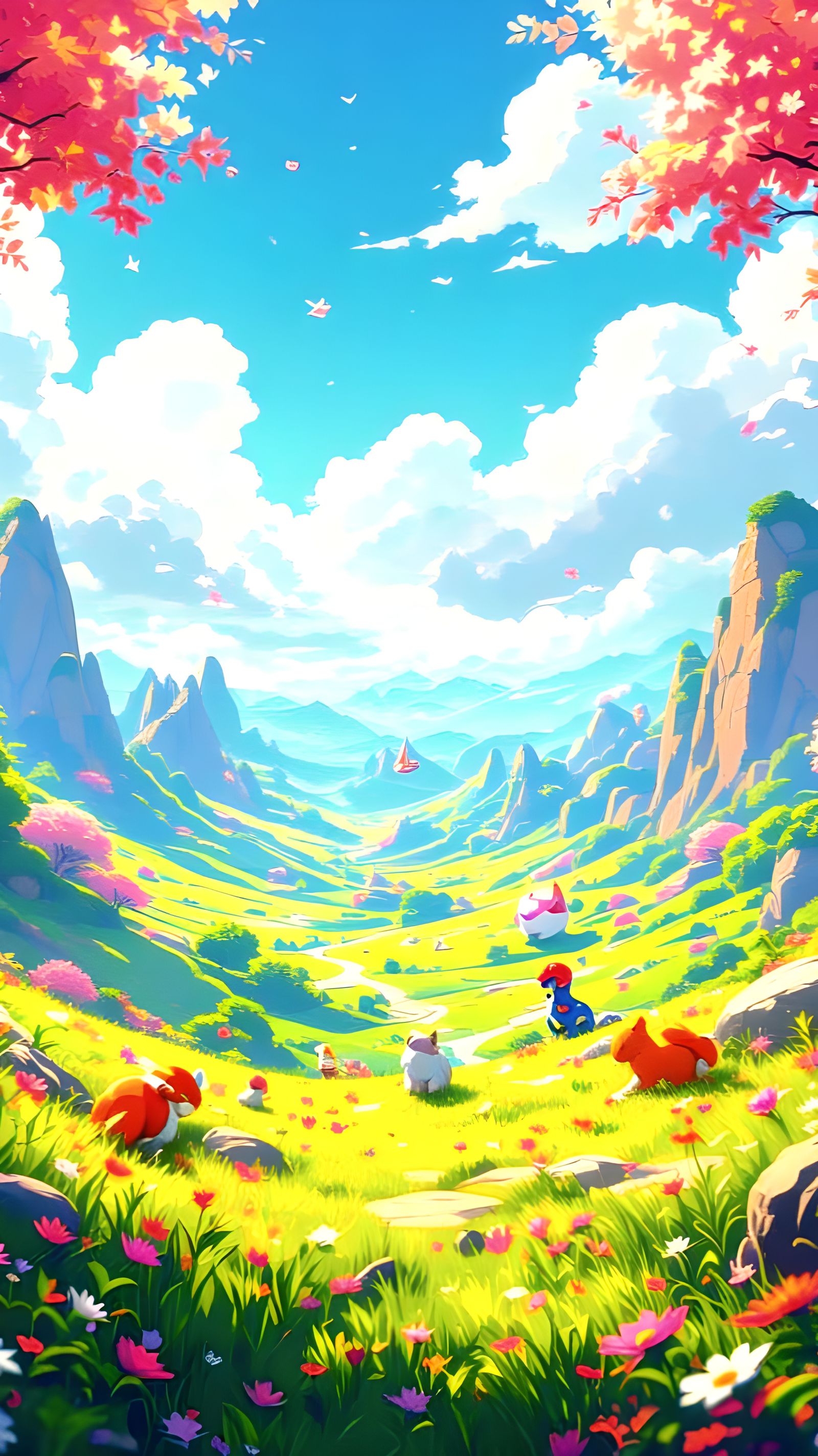 Fantasy Anime World Inspired by Pokémon