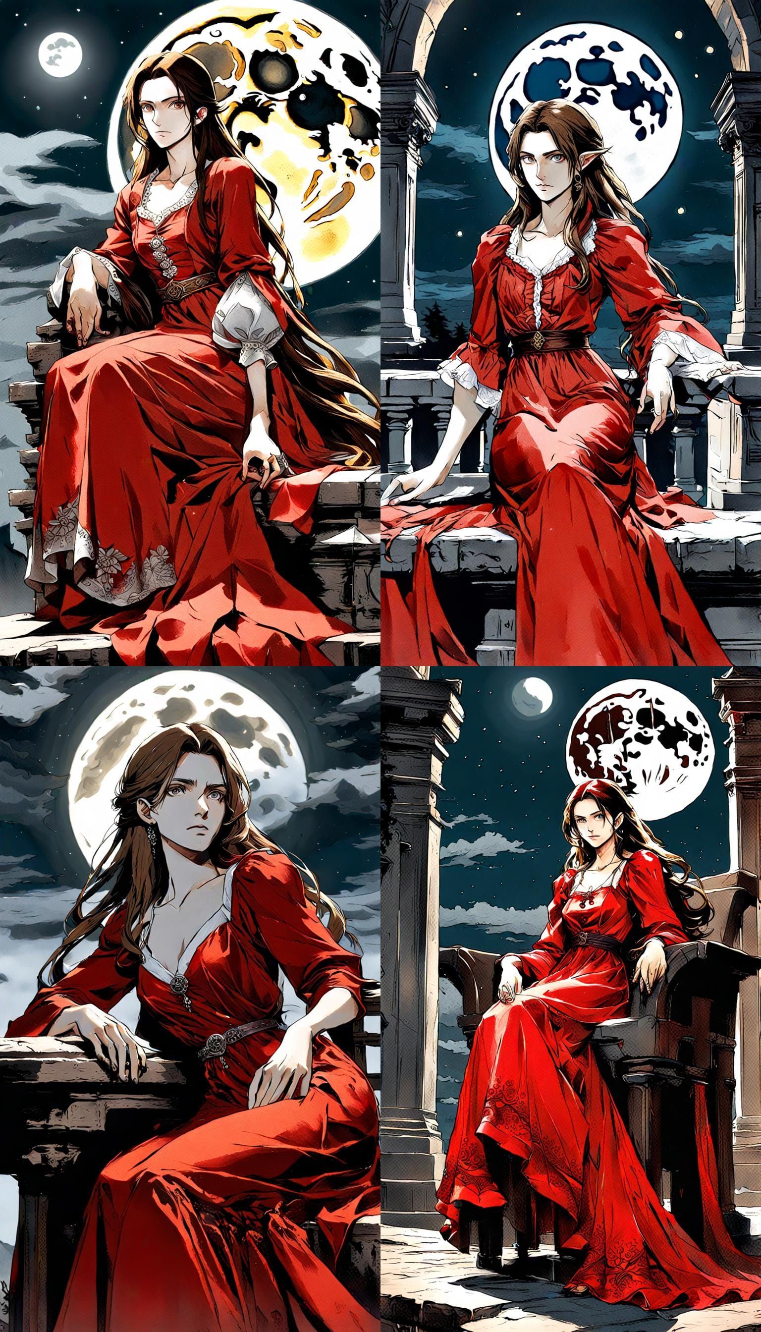 Camila from Castlevania in Ayami Kojima Style